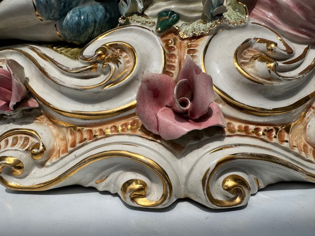 陶磁器人形 置物 フィギュリン 希少貴族　引き取り限定　茨城県古河市まで