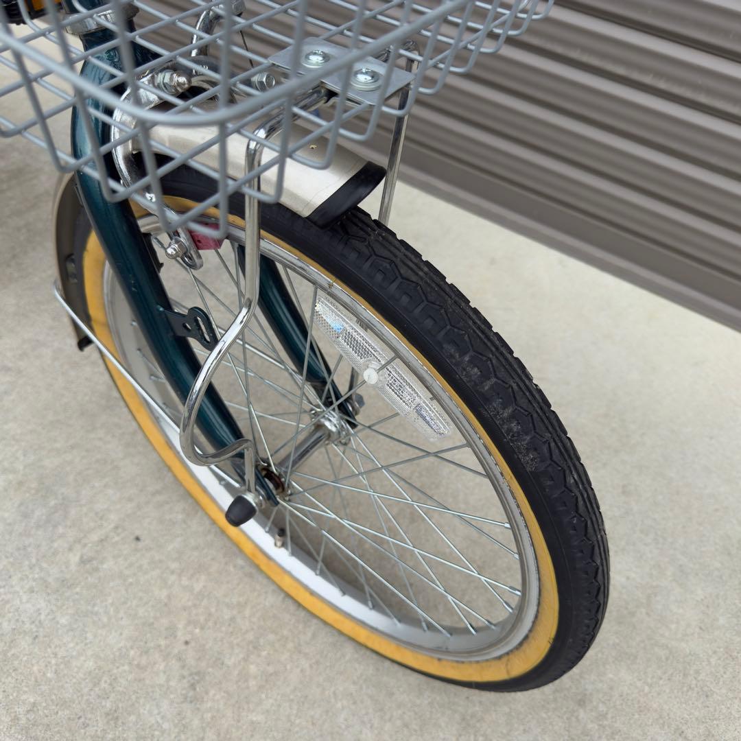 CAPTAIN STAG 折りたたみ自転車 ダークグリーン