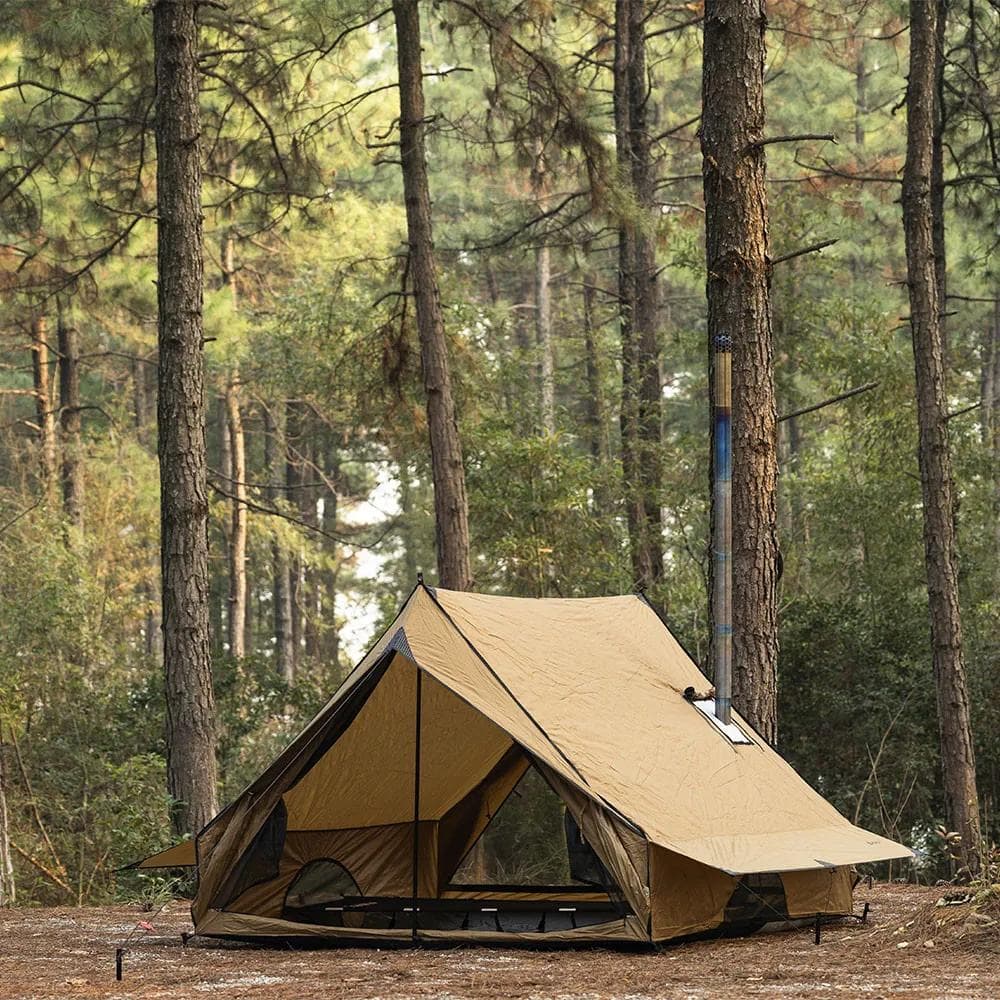 【試し張り1回】POMOLY CHALET 70 Pro | ロッジ型テント