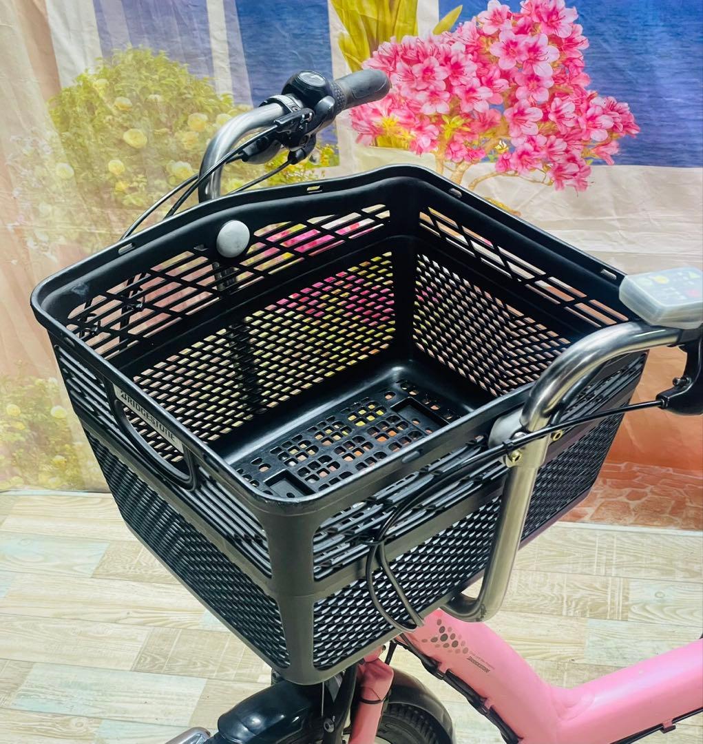 超特価！アンジェリーノ⭐️ブリヂストン子供乗せ電動アシスト自転車Y3441