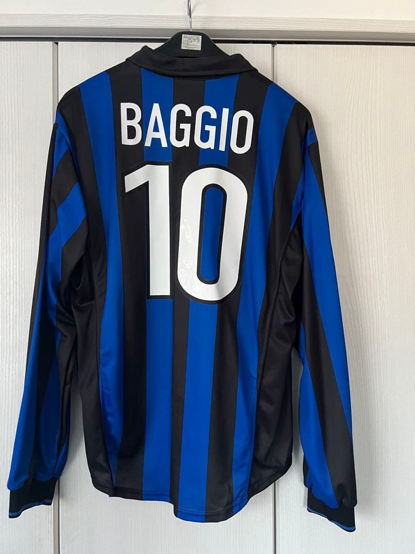 ロベルトバッジョ　セリエA インテル長袖ユニフォーム