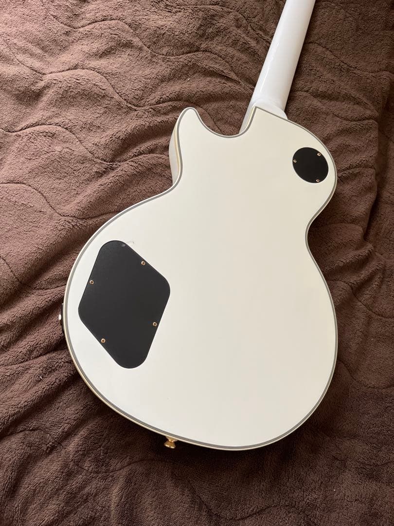 【調整済】epiphone Lespaul Custom pro white