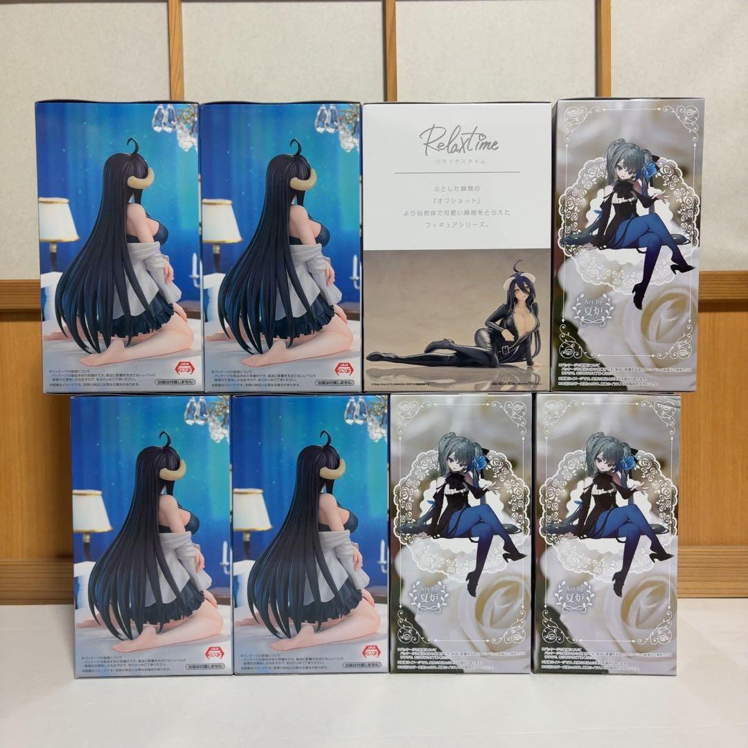 OVERLORDアルベド　初音ミクプライズフィギュア8体セット【まとめ売り】
