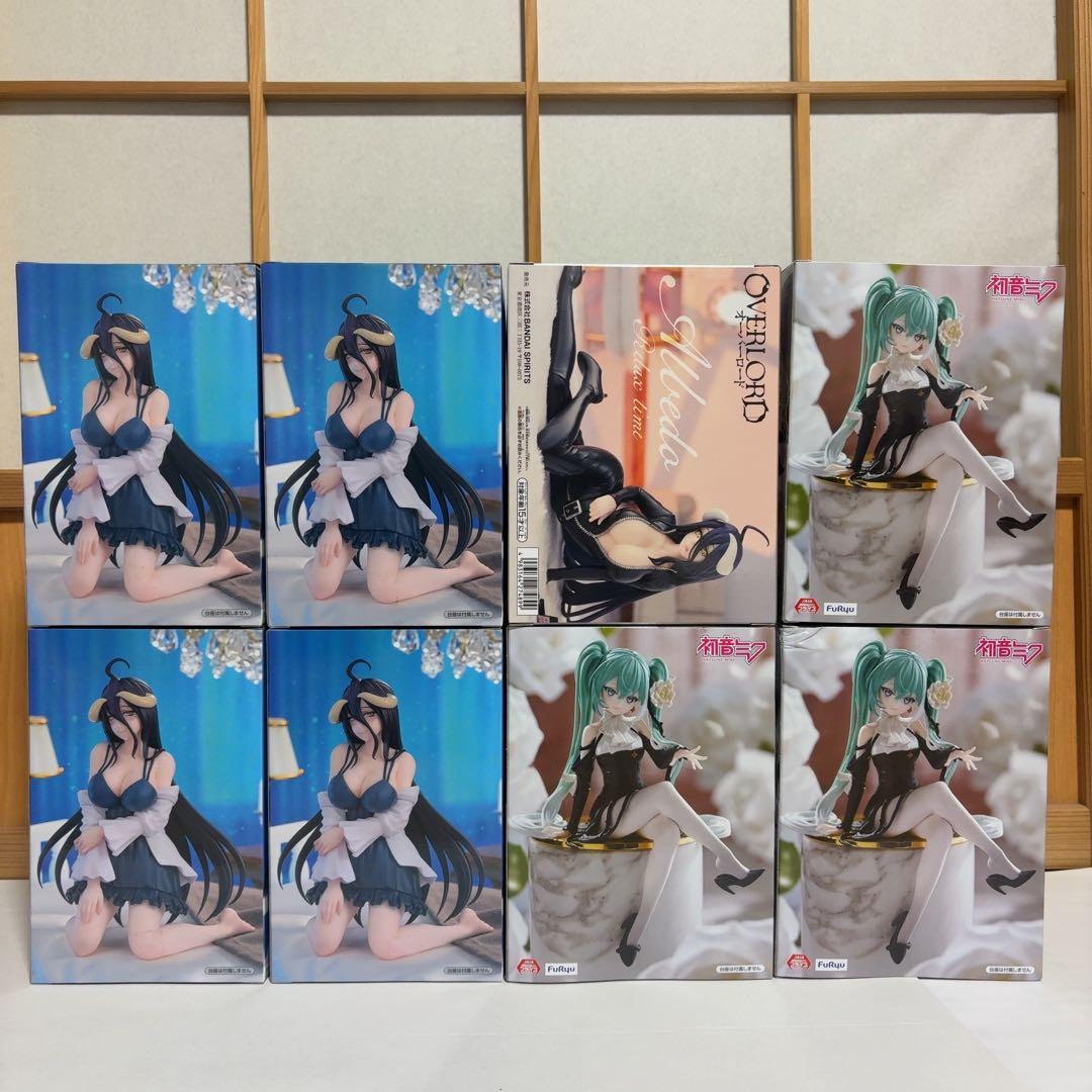OVERLORDアルベド　初音ミクプライズフィギュア8体セット【まとめ売り】