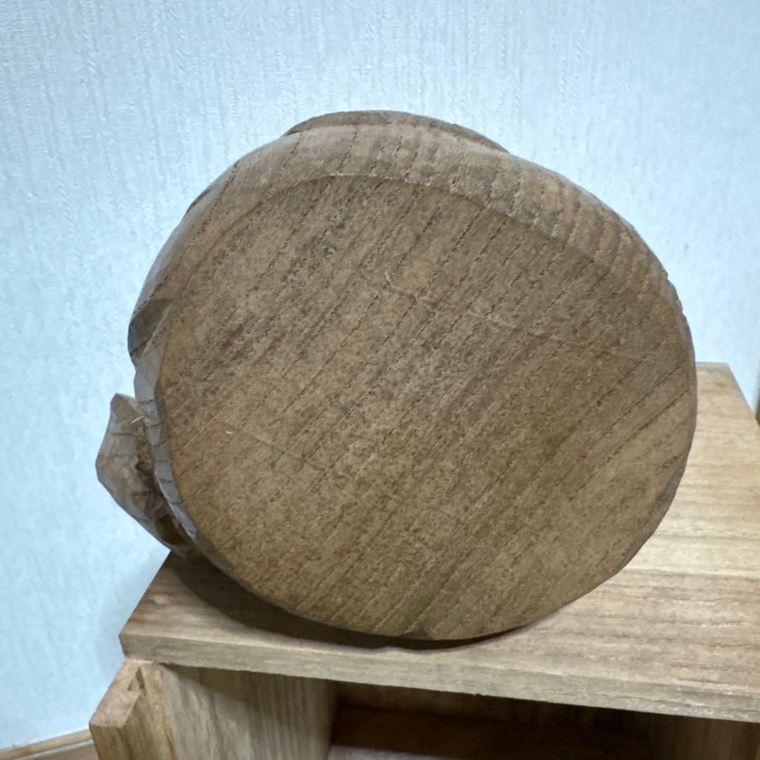 彫刻家　辻 志郎　子　ネズミ　木彫り　骨董品　工芸品　芸術　置物　オブジェ