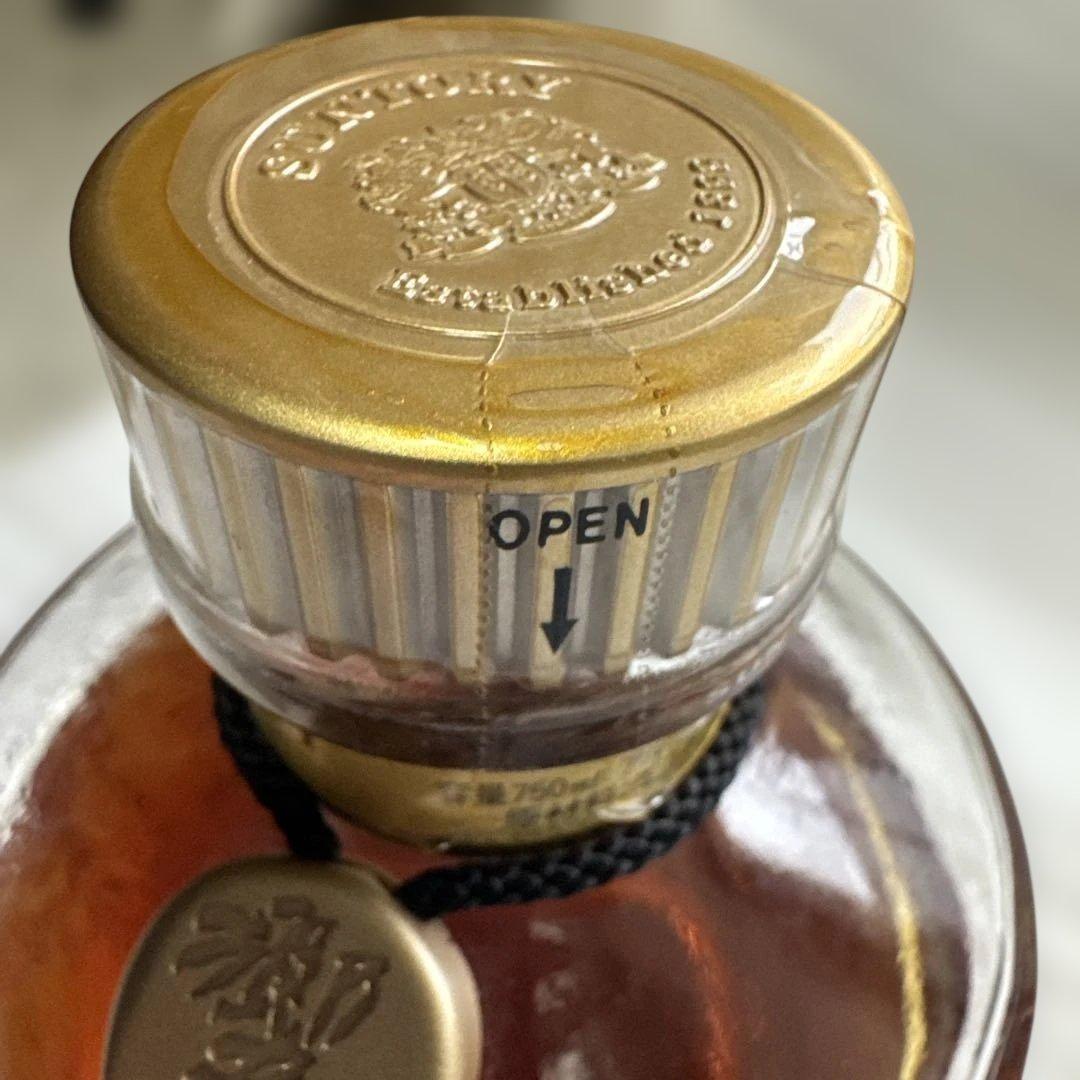 サントリー 響 初期ボトル 750ml 未開封 液量減少あり古酒 HIBIKI