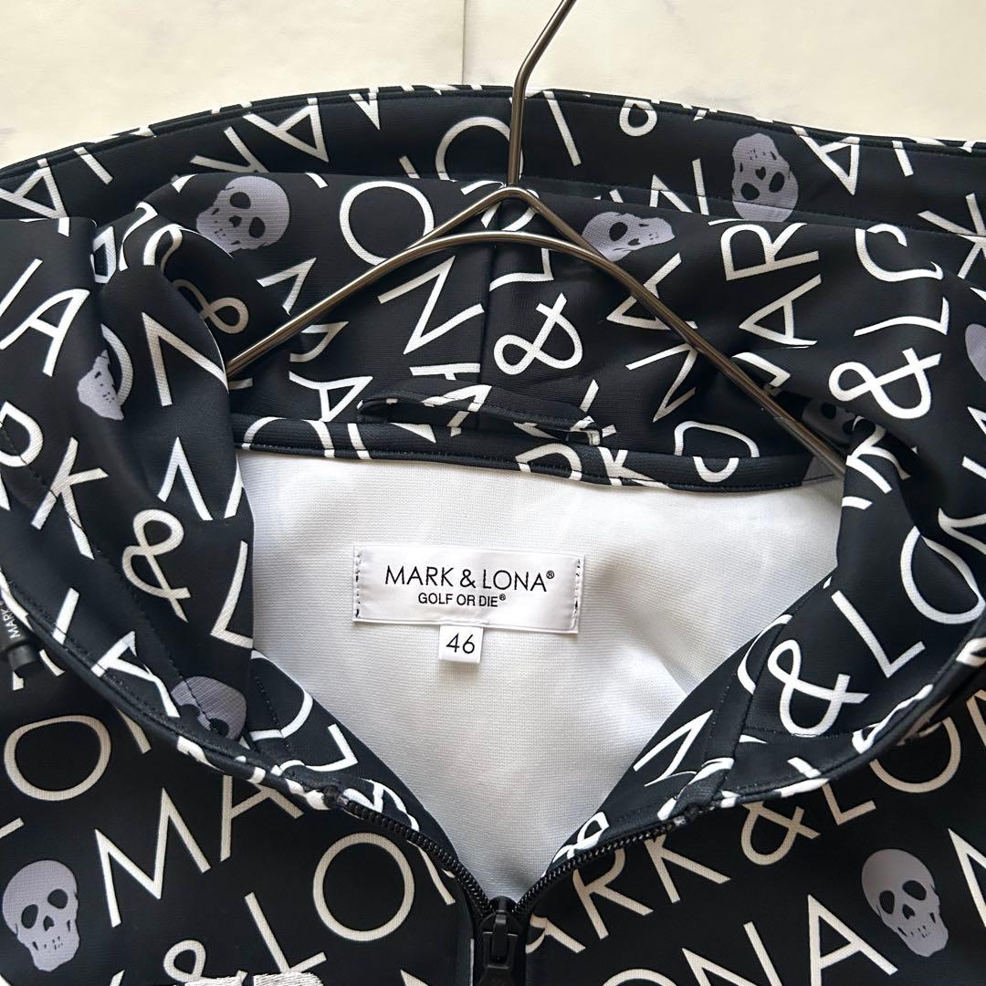 マークアンドロナ セットアップ 2024年モデル 総柄 パーカージョガーパンツ