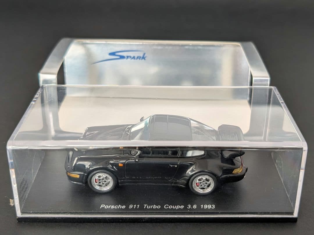 スパーク 1/43 ポルシェ 911 ターボ クーペ 3.6 1993 ブラック