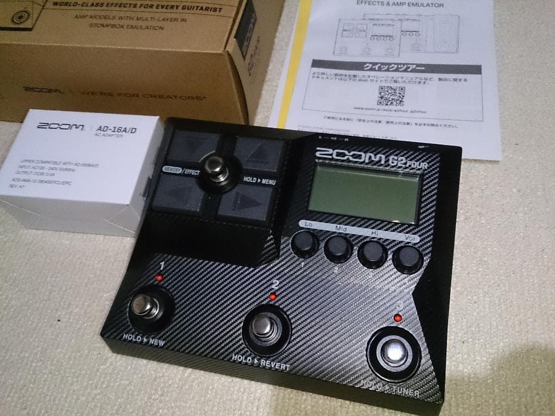 【美品】ZOOM G2 FOUR ギター用マルチエフェクター