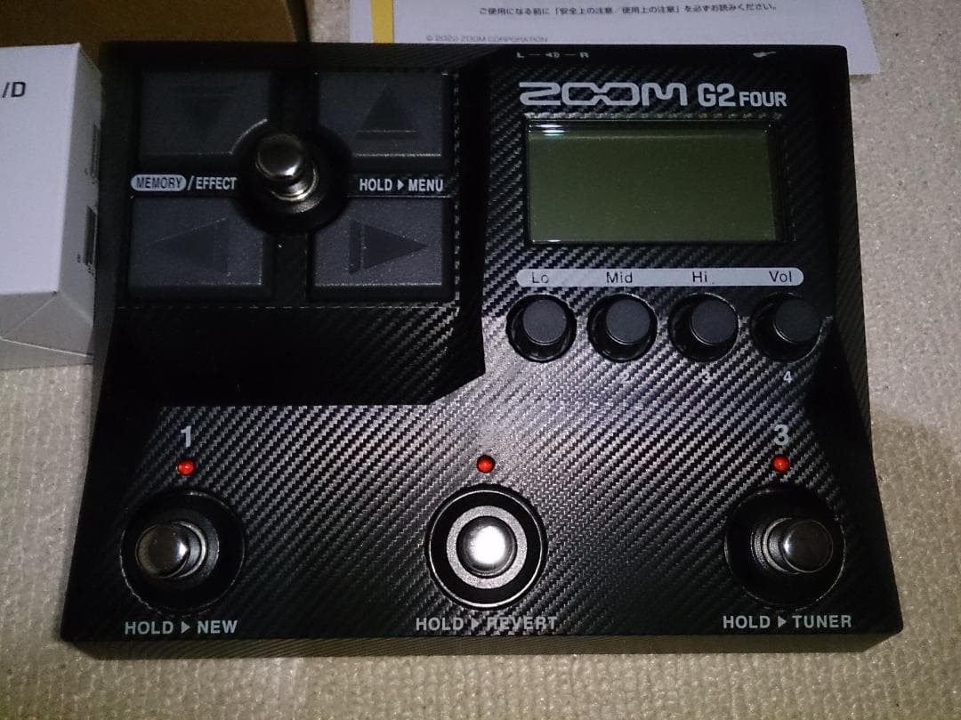 【美品】ZOOM G2 FOUR ギター用マルチエフェクター