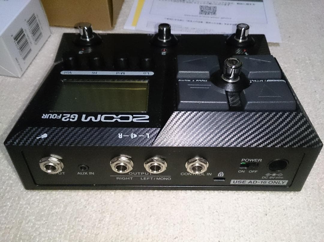 【美品】ZOOM G2 FOUR ギター用マルチエフェクター