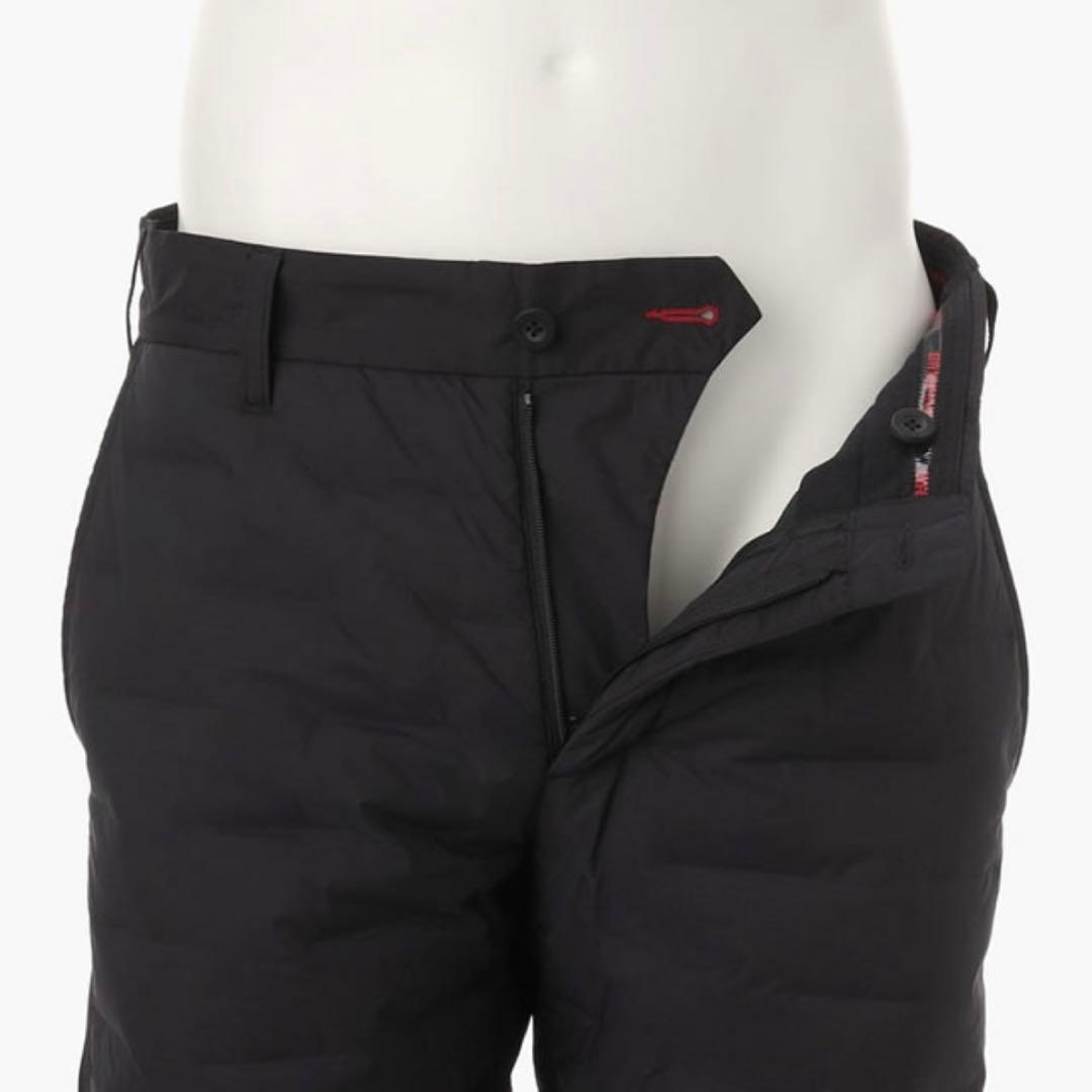 ハイブリッドダウンパンツ　黒　Lサイズ