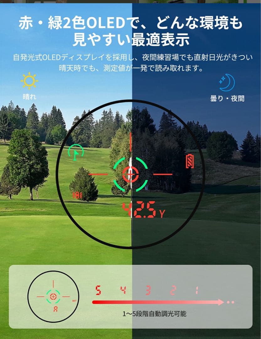 M*u様 新品U2 かゴルフ用距離計 大人気　ブラック