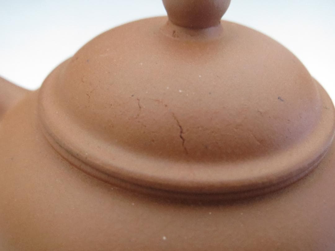 ★中国宜興　急須　4客　朱泥★煎茶道具・茶道具・唐物・紫砂・茶器