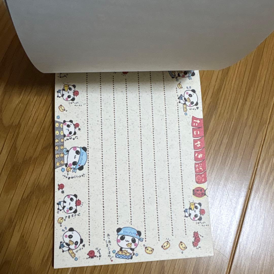 と*ん様 平成レトロ 当時物 たこ焼きこぱむだ パンダメモ用紙 100シート 1