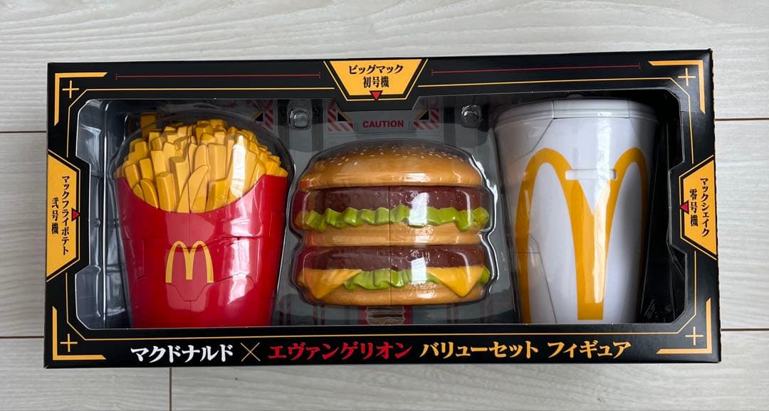 新品未開封　マクドナルド　エヴァンゲリオン フィギュア コラボ 限定