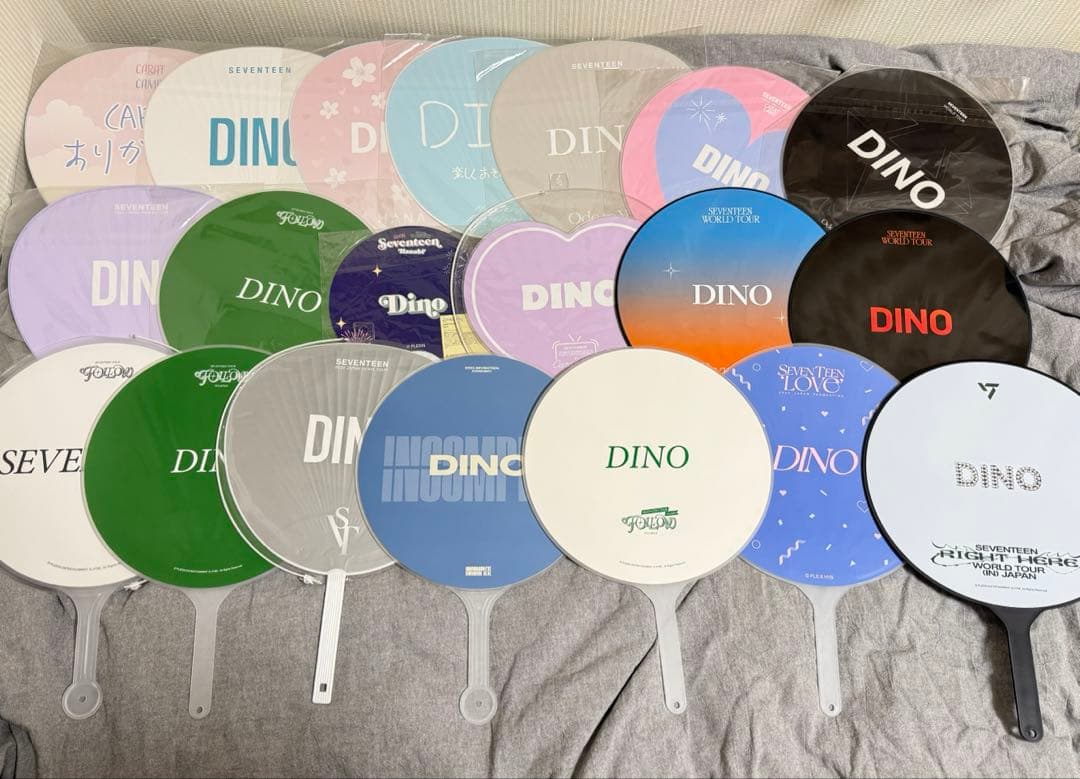 seventeen ディノ 全員 うちわ 20枚 まとめ セット