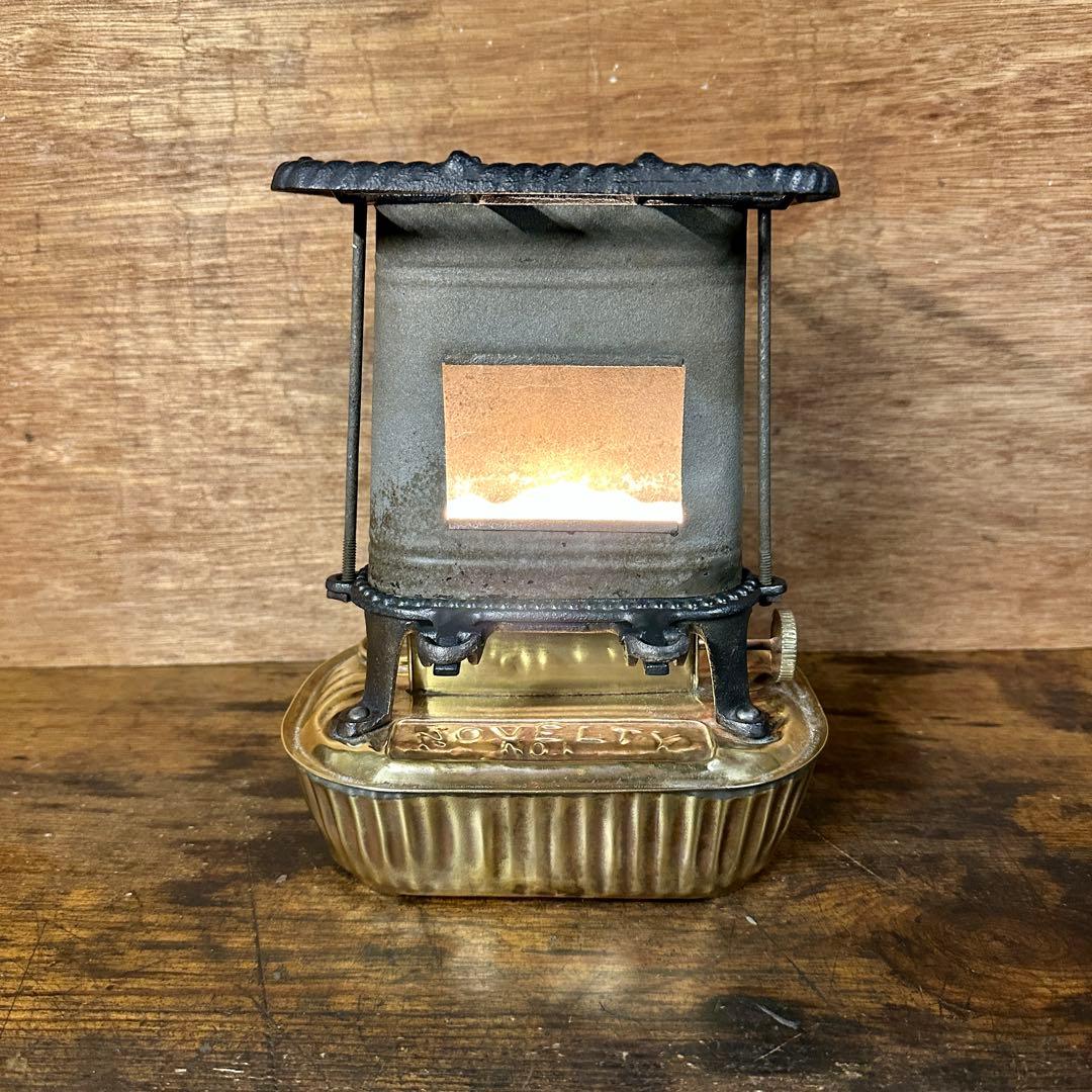 【非常に希少】1900~10s アイロンストーブ　「NOVELTY No.1」