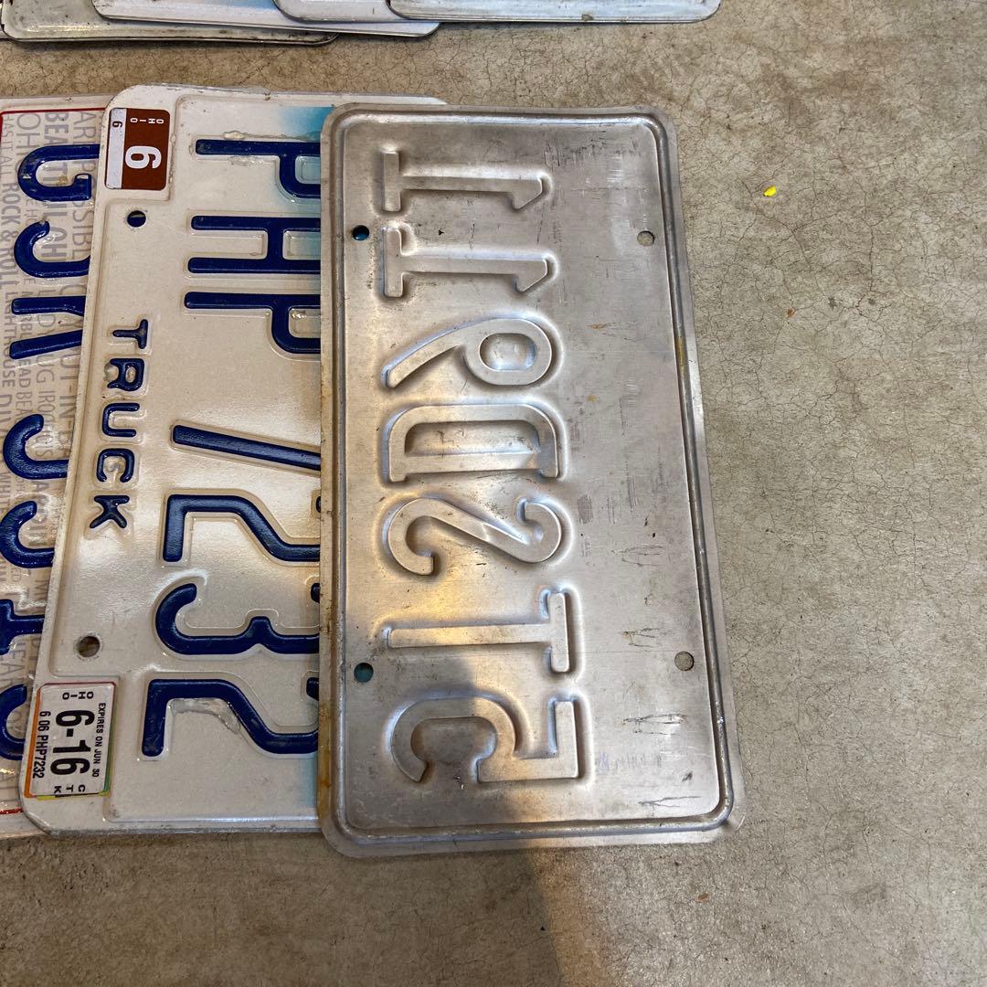 アメリカヴィンテージ雑貨　ナンバープレート　まとめ売り　32枚