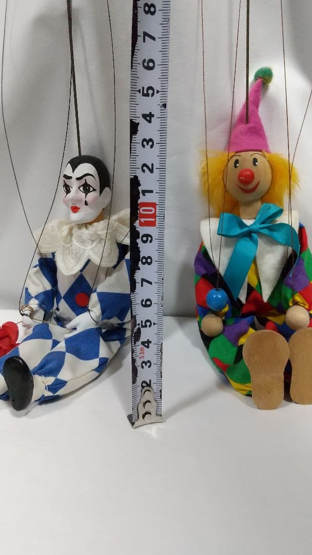 プラハから来ましたマリオネット ピエロと道化師セット