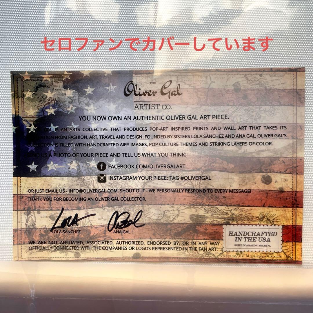 【OliverGal】オリバー・ガル　アート　絵画　BLACK &GOLD