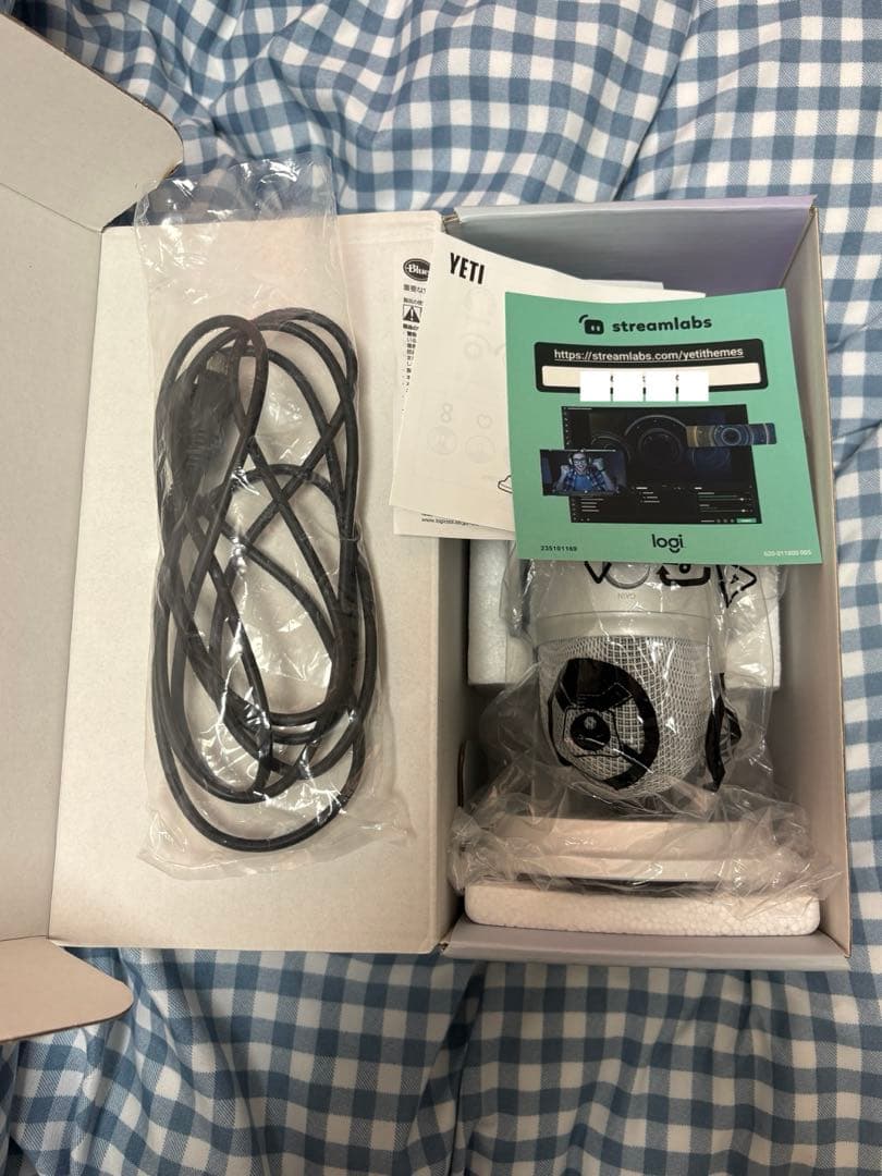 Logicool G BlueYeti コンデンサー マイク ホワイト