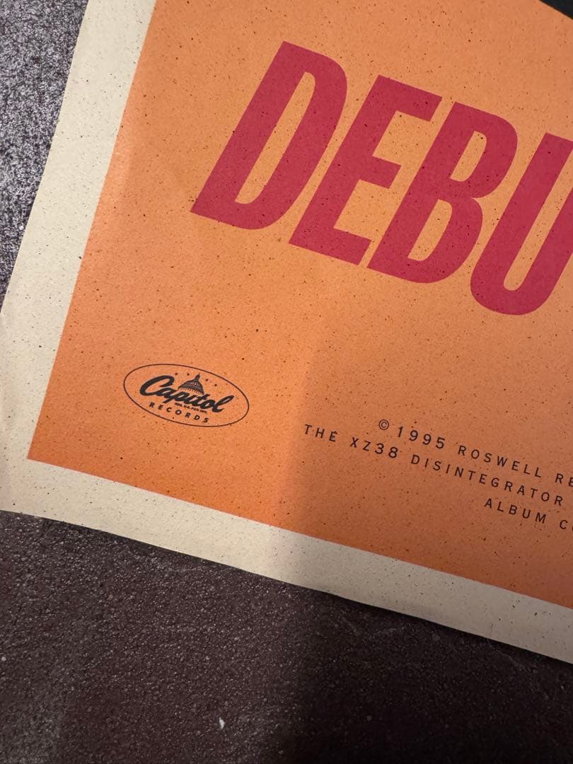 Foo Fighters デビューアルバム ポスター【美品】