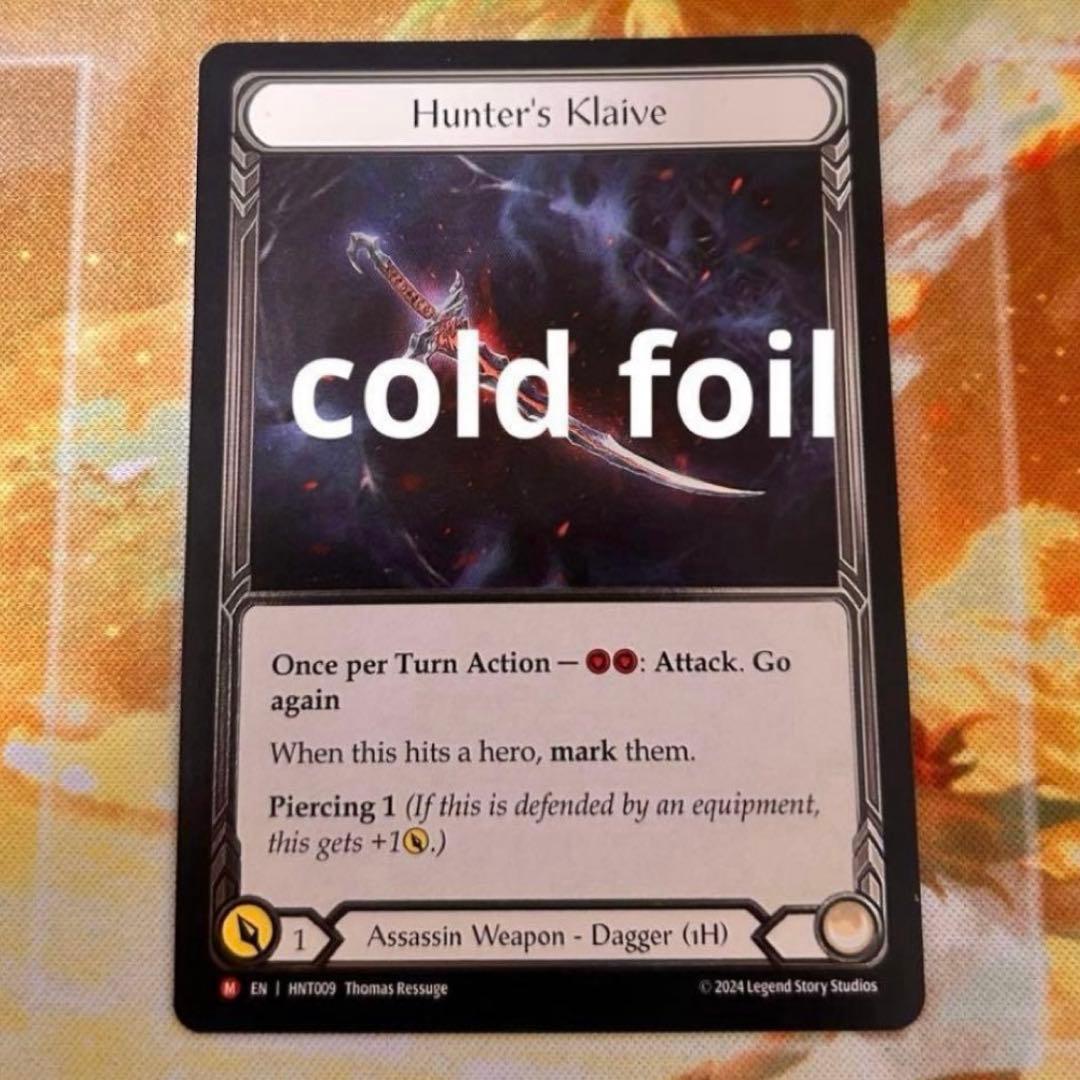 Hunter's Klaive / 狩人のクレイヴ　cold foil