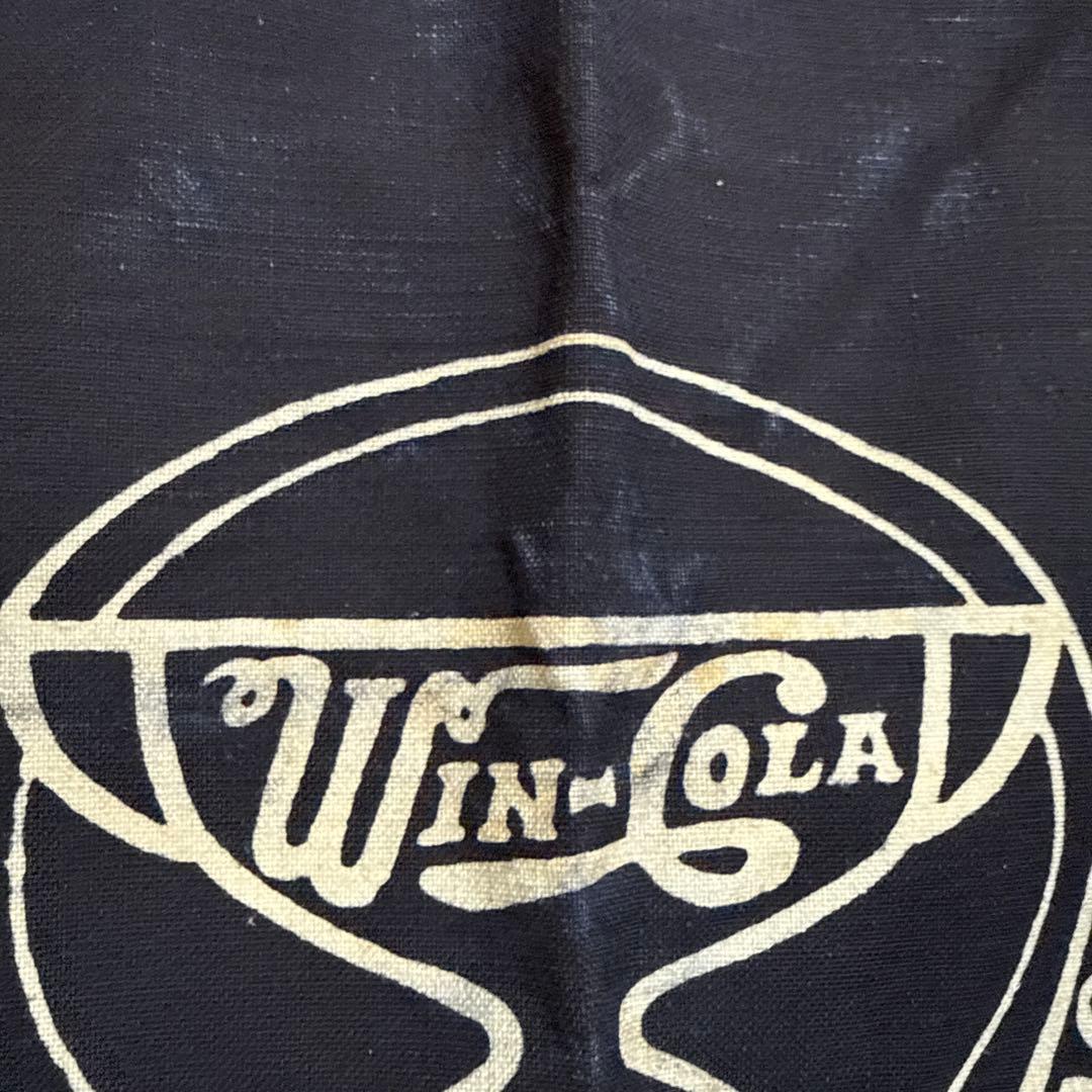 ウィンコーラ 帆前掛け 前掛け 古布 昭和レトロ リメイク 蚤の市 古道具 昭和