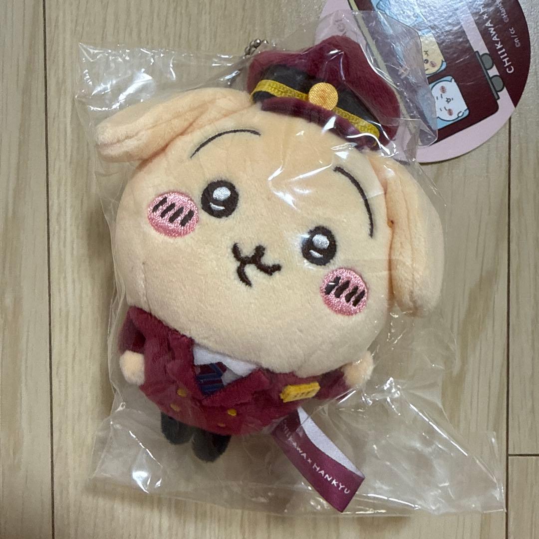 ちいかわ 阪急電車 ほわほわぬいぐるみ マスコット トートバッグ