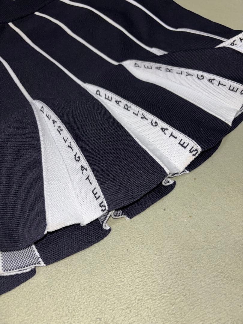 （梵）パーリーゲイツ、ストライプ柄シリーズ、セットアップ、サイズ1