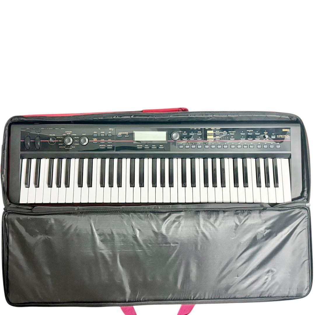【美品・即使用OK】KORG KROSS-61 シンセサイザー 61鍵 ケース付