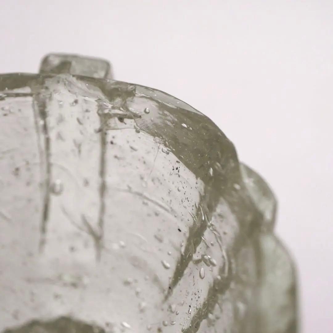 ペロペロ 装飾有り デカペロ 気泡 レトロ 昭和 和ガラス