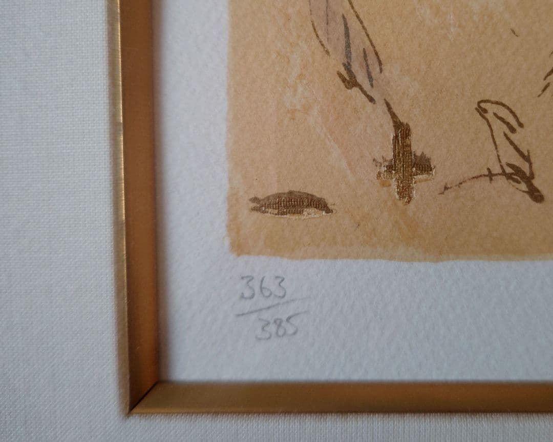 特価◯絵画 シルクスクリーン版画　額装品