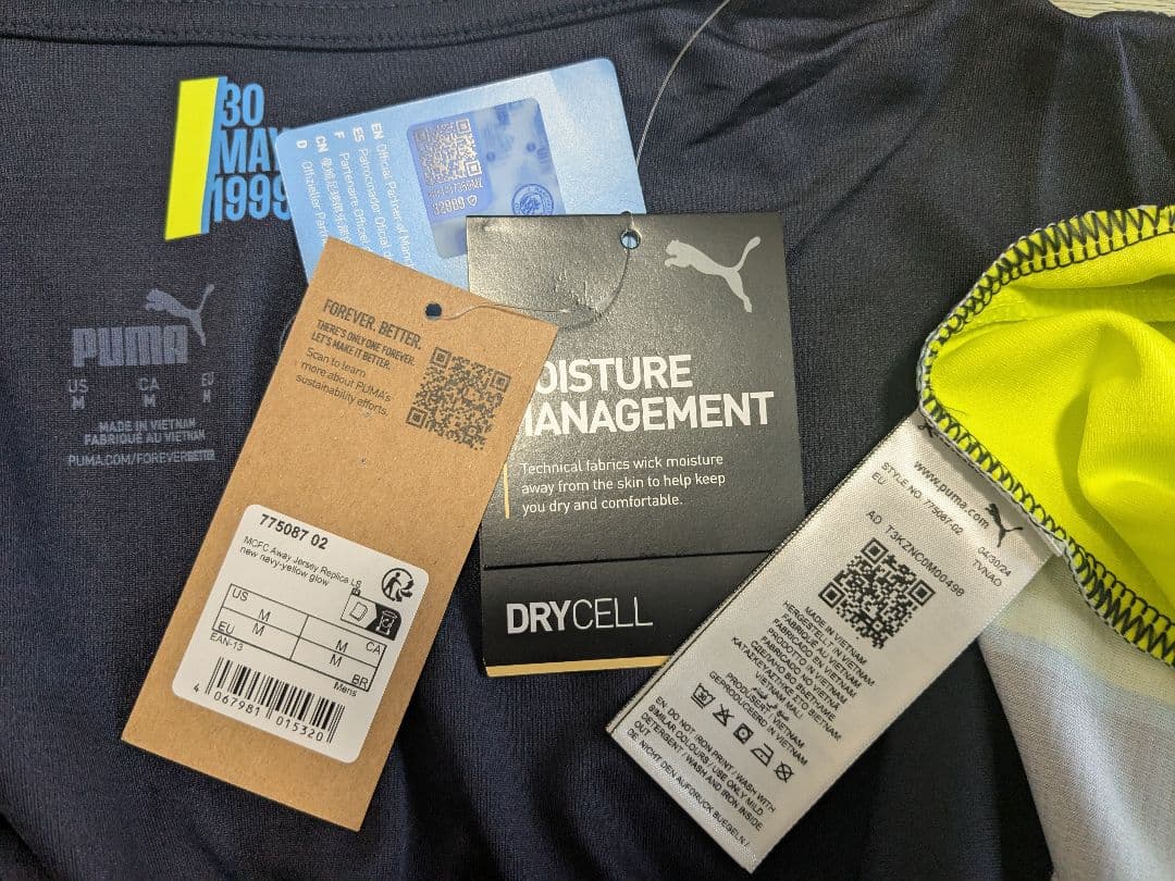 ２０２４シーズン　マンチェスター・シティ 　ユニフォーム