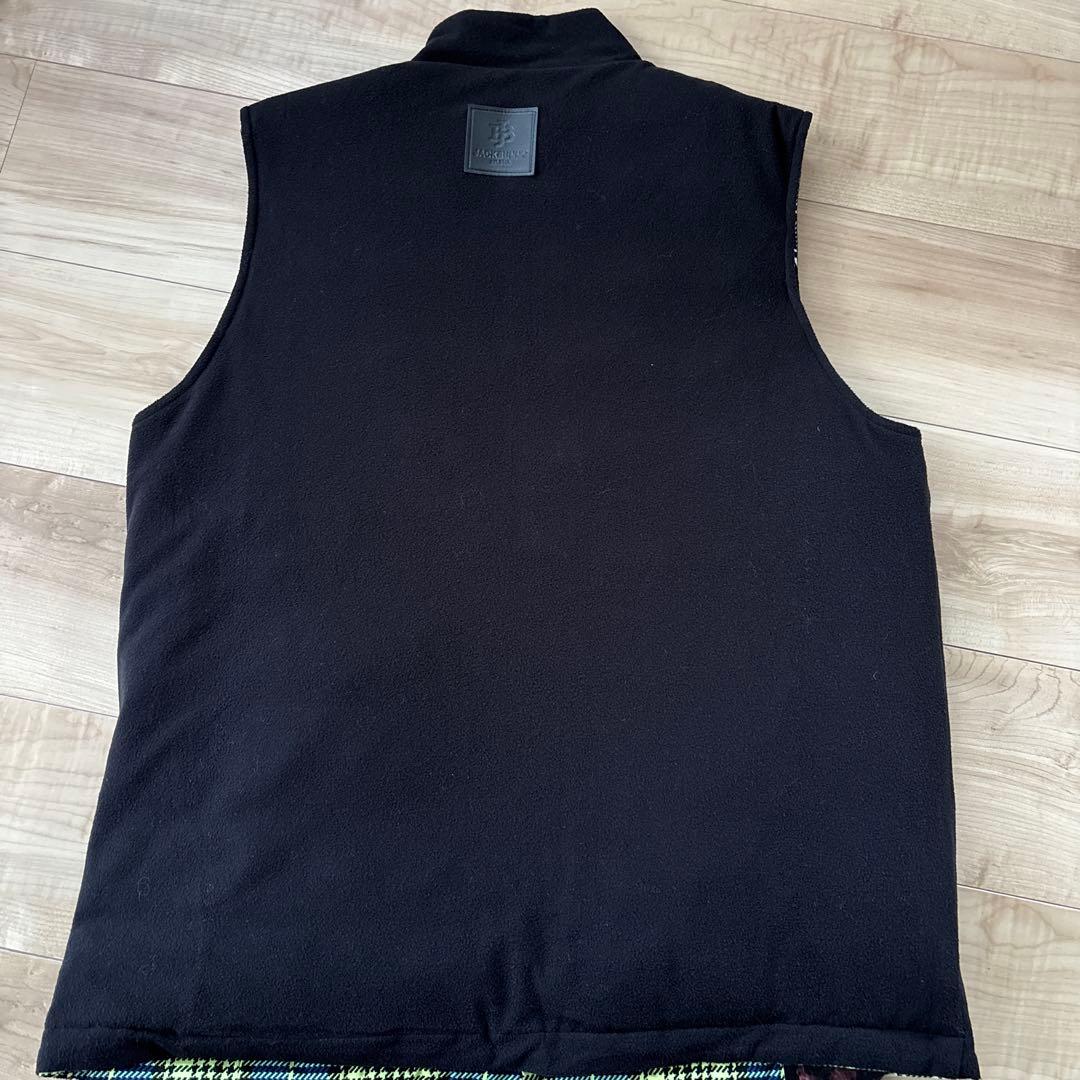 新品　ジャックバニー　メンズ　リバーシブル　中綿ベスト　あったか　撥水　M