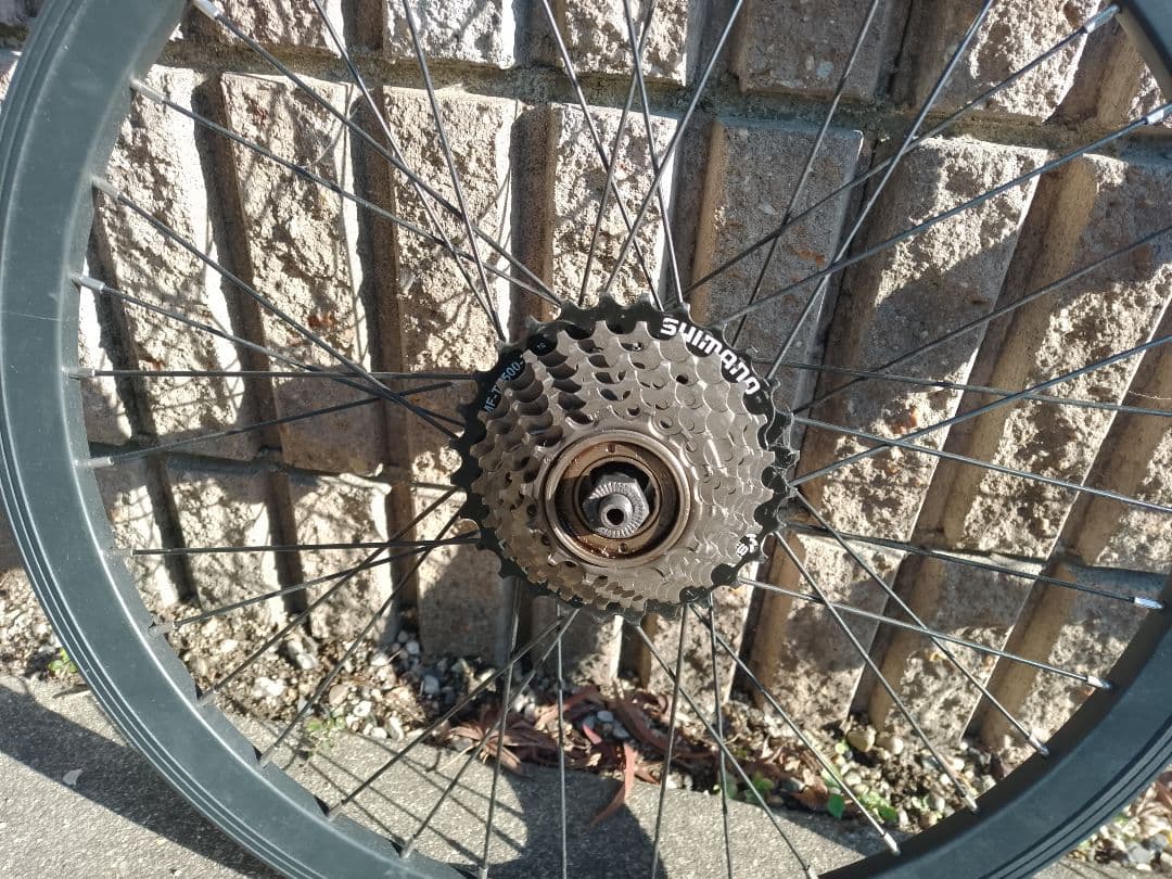 20インチ　451ホイール　前後セット　ディスクブレーキ