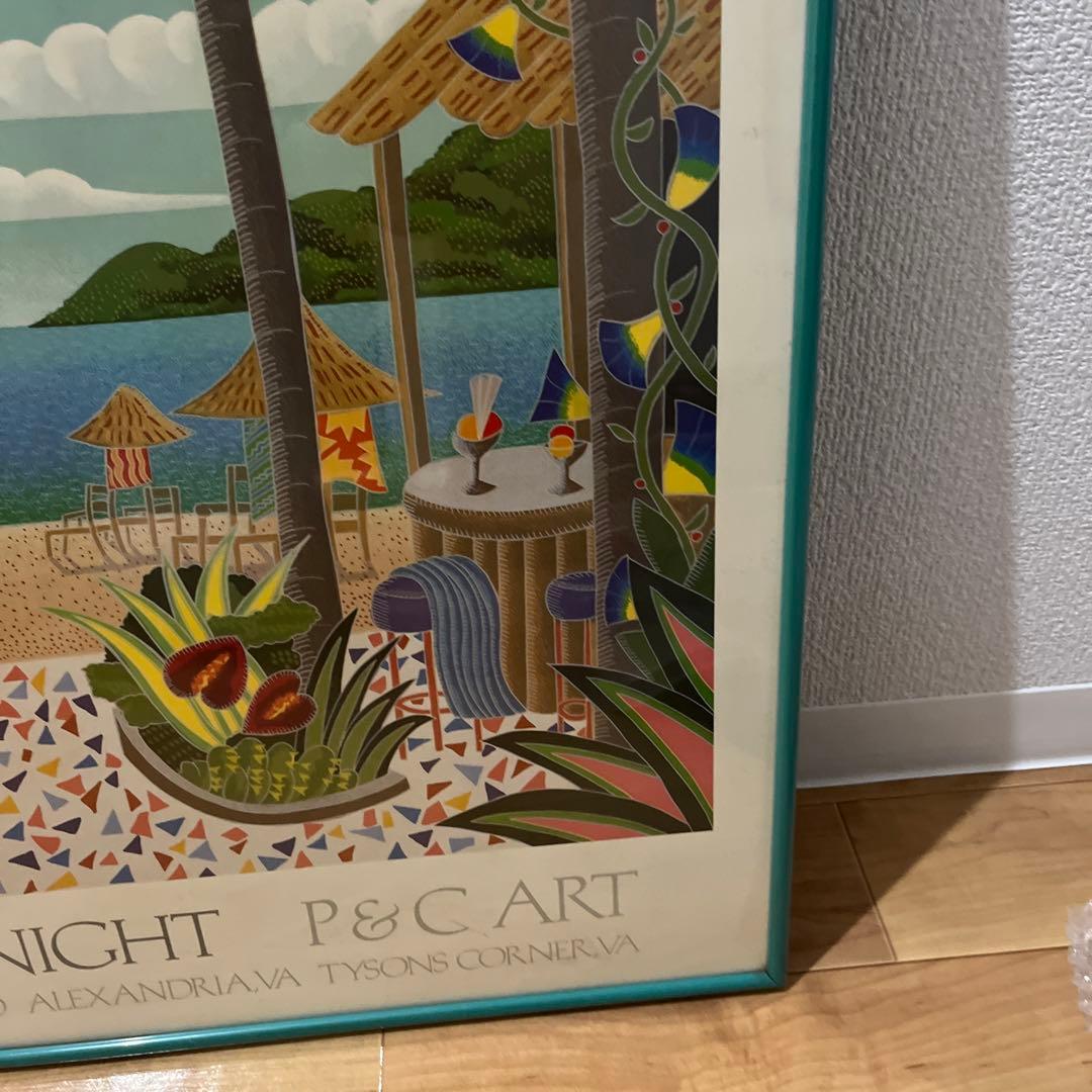 80s ポスター　絵画　シティポップ　レコード　昭和