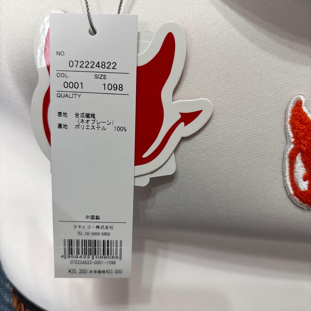 ゴルフ用スポーツバッグ ホワイト/オレンジ