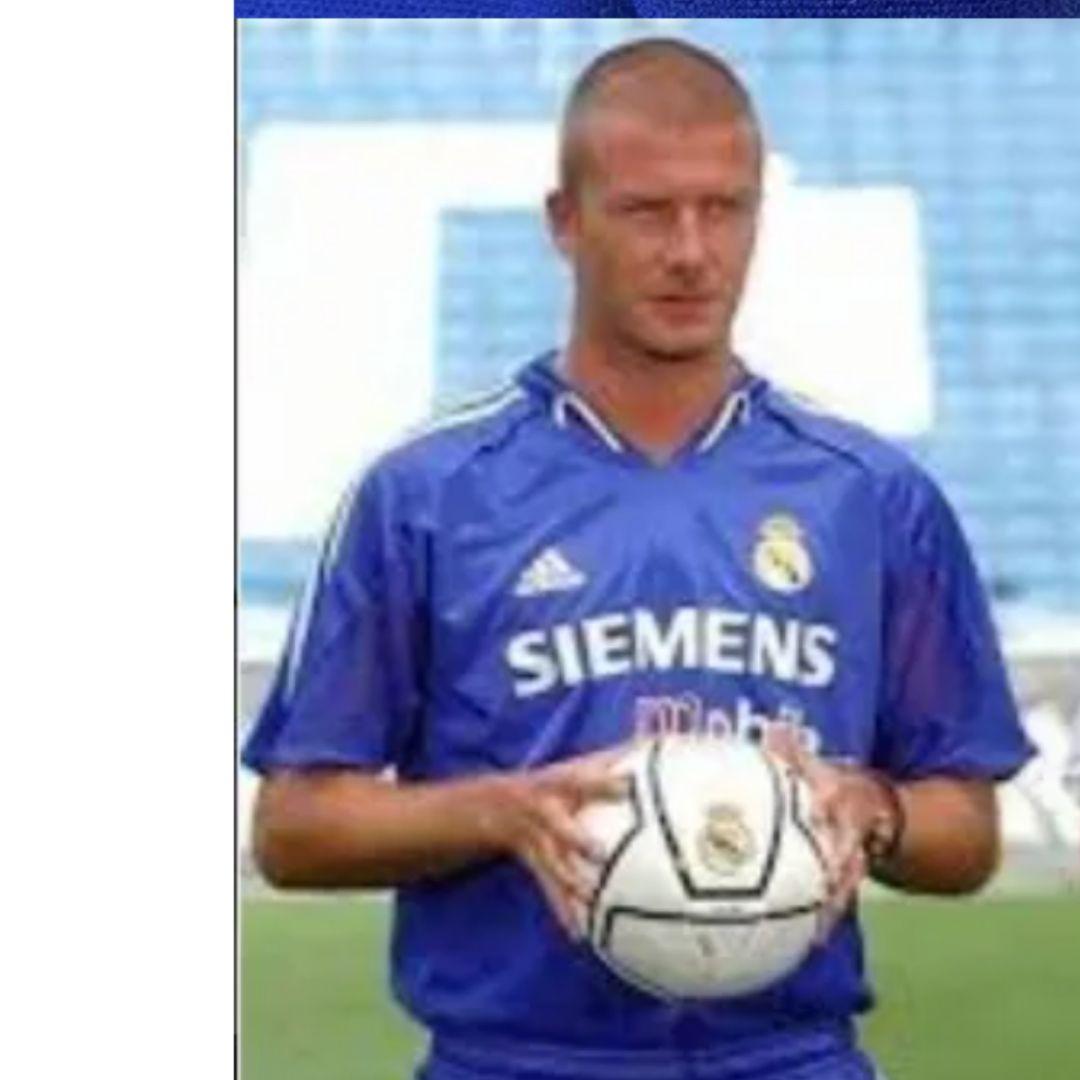 adidas　レアル・マドリード 05−06　ディビッドベッカム　ユニフォーム