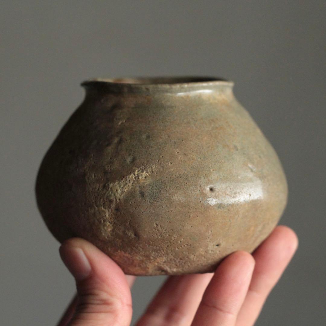 高麗青磁 塩笥 茶碗 古美術 古道具 アンティーク 小壺