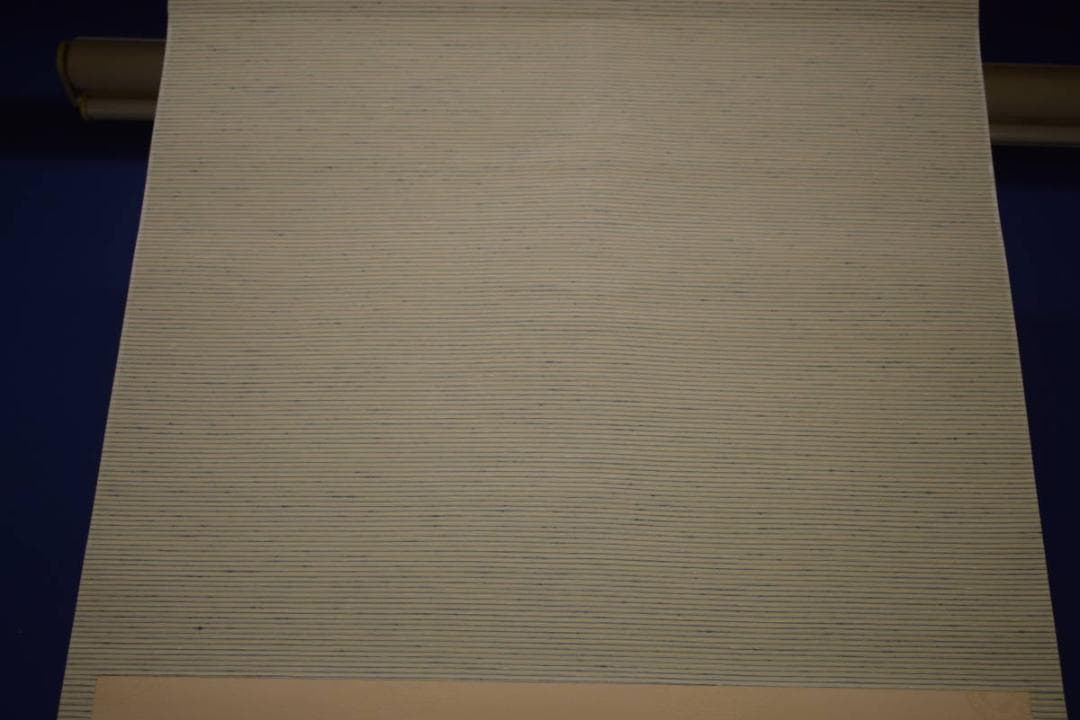 真作/備後福山生/羽田桂舟/百合図/扇面/布袋屋掛軸HI-835