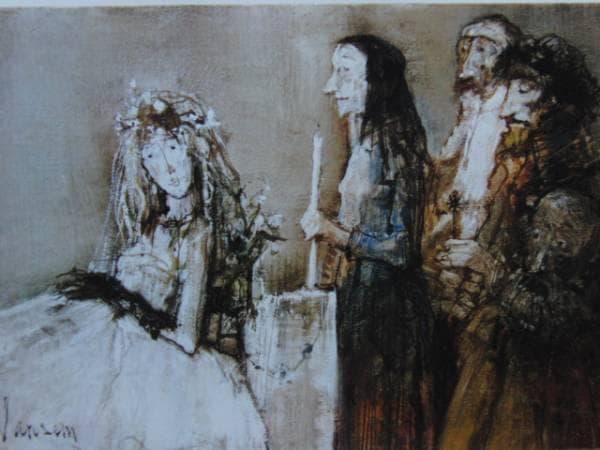 ジャンセン、人形、レゾネより、希少、版上サイン、新品額装