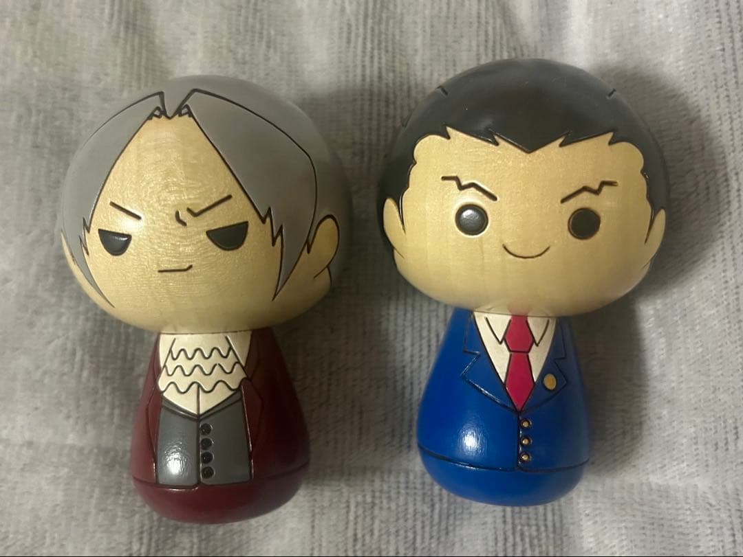 逆転裁判　こけし　成歩堂龍一 御剣怜侍 卯三郎の孫　コラボ