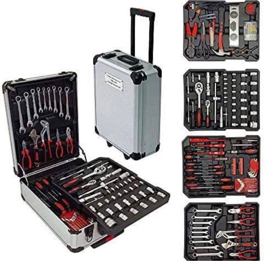 工具 セット 129点 ツールセット DIY 家庭用 車 メンテナンス ケース付