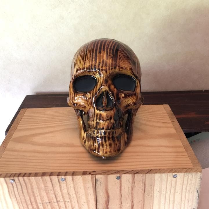 海外作家のスカルモチーフ雑貨2点セット