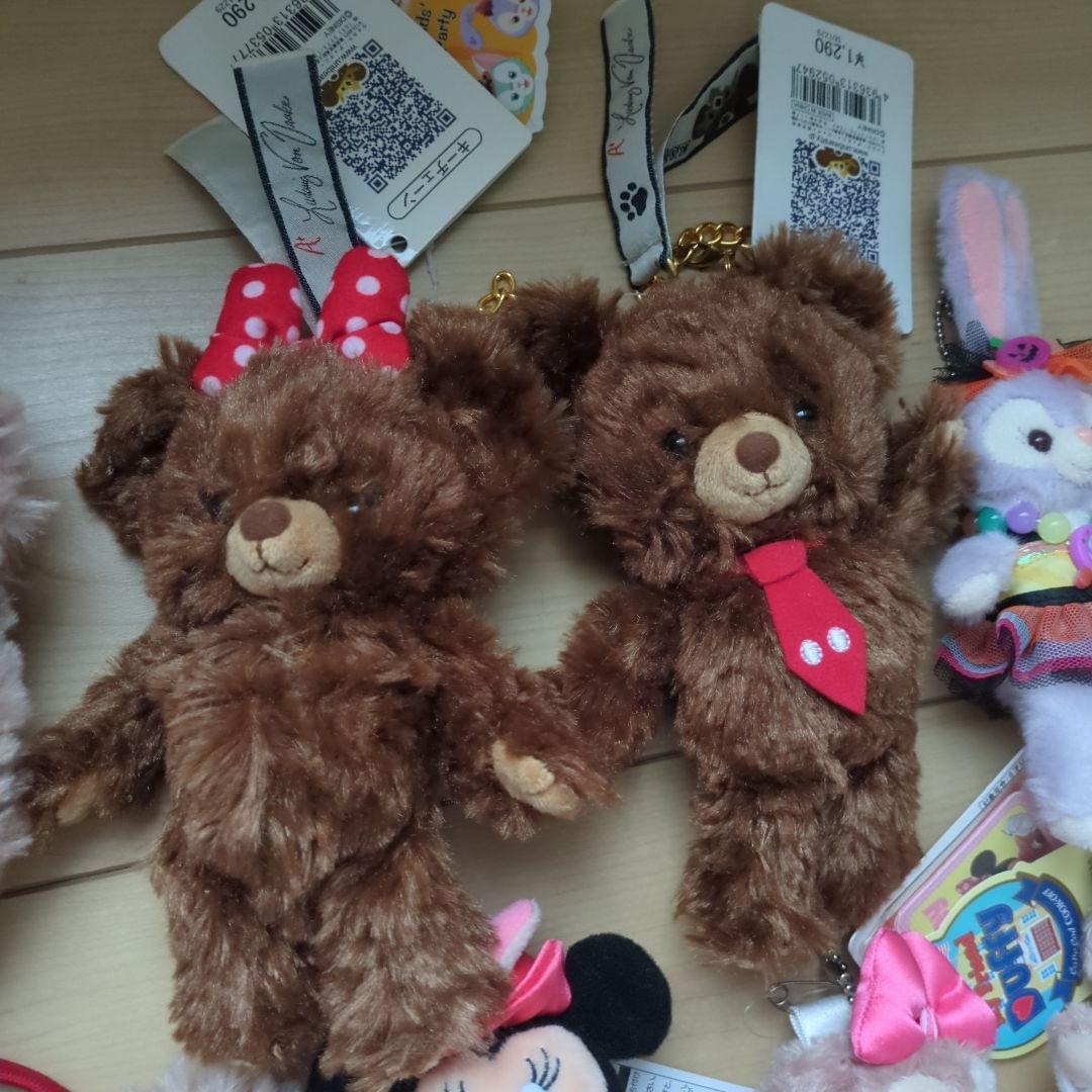 ディズニー ぬいぐるみバッジ パスケース 13個セット まとめ売り