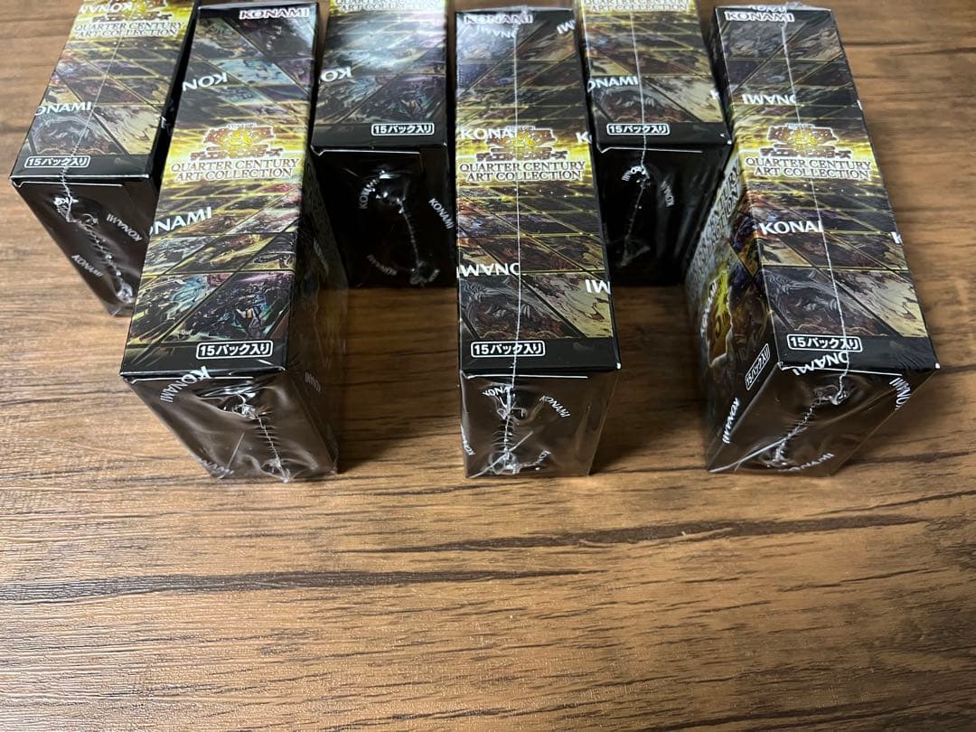 新品　シュリンク付き　遊戯王　クォーターセンチュリーアートコレクション　6BOX