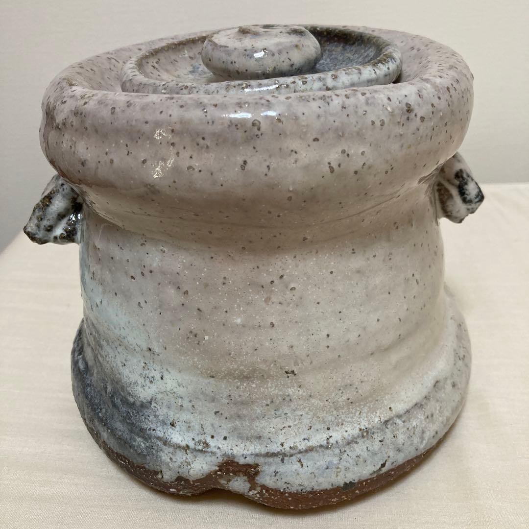 茶道具　三輪休雪　人間国宝　水指　萩焼　美術品　工芸品