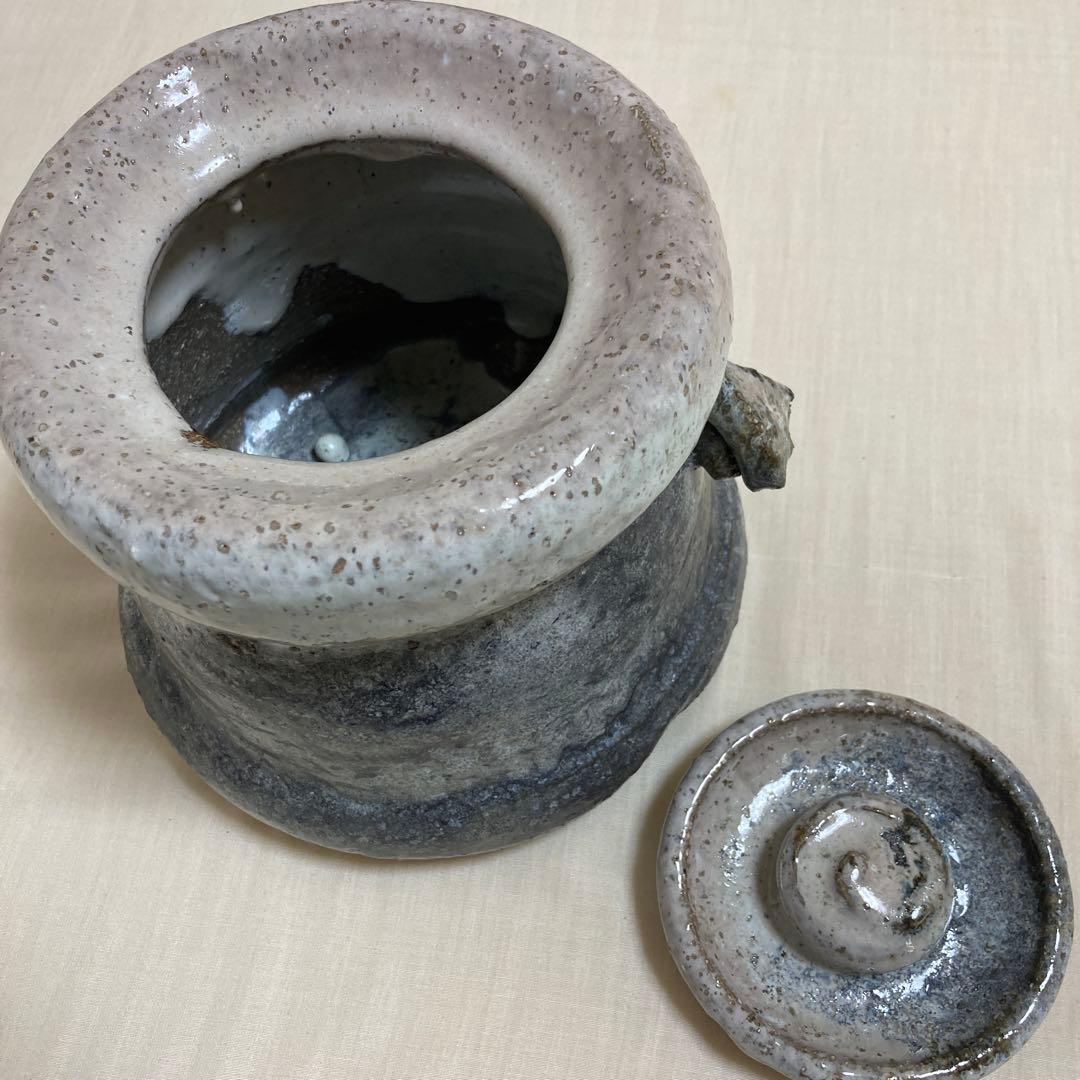 茶道具　三輪休雪　人間国宝　水指　萩焼　美術品　工芸品